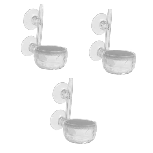 Housoutil 3St Sprudelschale für Aquarien Luftpumpe Aquarienluft Aquarium Diffusor Luftstein Aquarienversorgung Hydroponik Blaser Blasentablett Sauerstoffpumpe Acryl von Housoutil