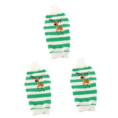 Housoutil 3St großer Hundeweihnachtspullover Feiertags-Hundepullover Hund Weihnachten Kleiner Hundepullover Kleider Weihnachtskleidung für Haustiere Halloween Hundekleidung Weihnachtstuch Housoutil 3St großer Hundeweihnachtspullover Feiertags-Hundepullover Hund Weihnachten Kleiner Hundepullover Kleider Weihnachtskleidung für Haustiere Halloween Hundekleidung Weihnachtstuch von Housoutil