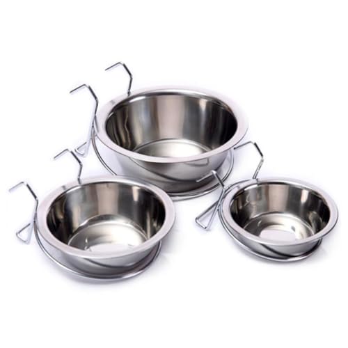 3st Edelstahl Hundenapf Vogelwasserzuführung Vogelfutterschalen Hund Hängen Feeder Katzenwasserschale Hängende Haustierschale Käfig Wasser Fressnapf Hundenäpfe Rostfreier Stahl 3st Edelstahl Hundenapf Vogelwasserzuführung Vogelfutterschalen Hund Hängen Feeder Katzenwasserschale Hängende Haustierschale Käfig Wasser Fressnapf Hundenäpfe Rostfreier Stahl von Housoutil