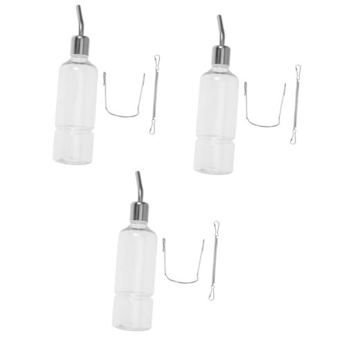 Housoutil 3St Kaninchenfutter Wasserflaschen aus Edelstahl große trinkflasche automatischer wasserspender Futterspender für Katzen Glaswasserflasche hängende Wasserflasche Haustierzubehör Housoutil 3St Kaninchenfutter Wasserflaschen aus Edelstahl große trinkflasche automatischer wasserspender Futterspender für Katzen Glaswasserflasche hängende Wasserflasche Haustierzubehör von Housoutil