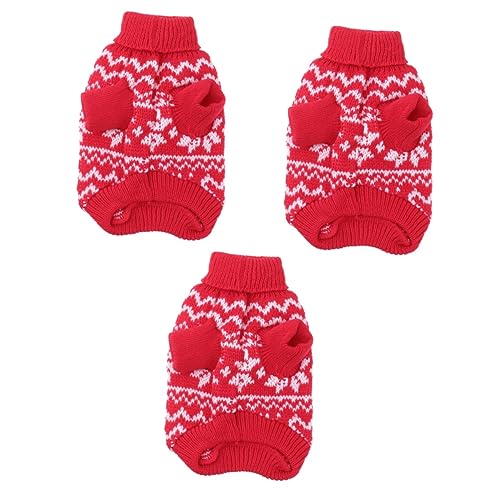 Housoutil 3-teiliges Hunde-Outfit Warme Hundekleidung Schneeflocken-Design Größe L Housoutil 3-teiliges Hunde-Outfit Warme Hundekleidung Schneeflocken-Design Größe L von Housoutil
