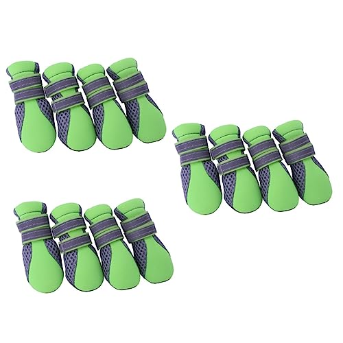Housoutil 3St hundeschuhe Winterschuhe für Hundepfoten Dog Shoes Schuhe Hundestiefel für Kleiner Wanderschuhe Haustierzubehör Haustierschuhe von Housoutil