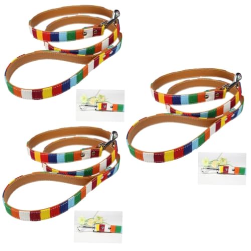 3St leintuch Canvas Kontrolle Control Schnellverschluss Regenbogenleine Trainingsleine für Haustiere Hundetraining führen Heimtiertraining führen Hündchen Leinen Haustierzubehör 3St leintuch Canvas Kontrolle Control Schnellverschluss Regenbogenleine Trainingsleine für Haustiere Hundetraining führen Heimtiertraining führen Hündchen Leinen Haustierzubehör von Housoutil