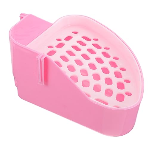 Housoutil 3er-Box Kaninchentoilette Hamster Töpfchen Hamsterstreu -töpfchen-Trainer Haustiertoilette Kaninchenstreu Ecktoilette Für Haustiere Hamster Toilette Schweinchen Dreieck Plastik von Housoutil