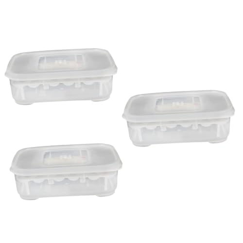 Housoutil 3Er-Box Reptilien-Ei Brutapparate für Reptilieneier Eierbrutapparate Eierbrutkasten Reptil reptivit schleichtiere Inkubator Gecko Eierschale tierische Eier Weiß Housoutil 3Er-Box Reptilien-Ei Brutapparate für Reptilieneier Eierbrutapparate Eierbrutkasten Reptil reptivit schleichtiere Inkubator Gecko Eierschale tierische Eier Weiß von Housoutil