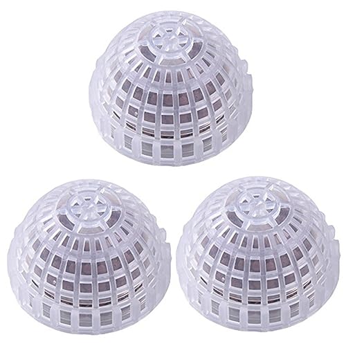 Housoutil 3St plastiktisch Plastic Filter medium mooskugel einbau plasur Lebende Pflanzen für Aquarien dekorative Kugel Moosball Ball im Aquarium untergetaucht Ziergarnelen von Housoutil