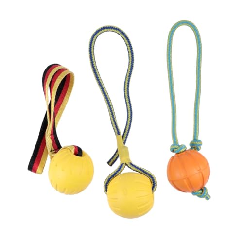 Housoutil 3er-Pack Interaktives Hundespielzeug Groß Für Hunde Trainingsspielzeug Mit Seil Hüpfspielzeug Für Hunde Outdoor-Spiel Haustier-trainingszubehör Zufälliger Stil Housoutil 3er-Pack Interaktives Hundespielzeug Groß Für Hunde Trainingsspielzeug Mit Seil Hüpfspielzeug Für Hunde Outdoor-Spiel Haustier-trainingszubehör Zufälliger Stil von Housoutil