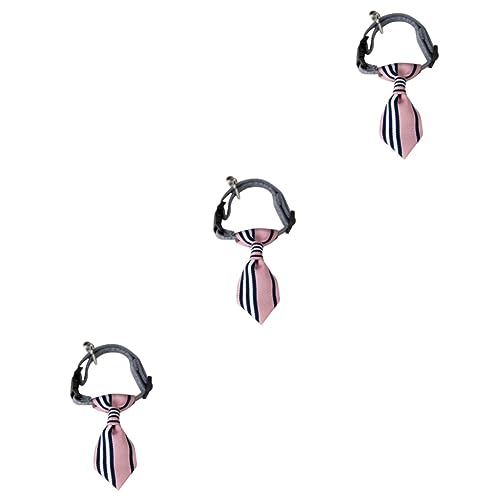 Housoutil 3St Halsband für Hunde zur Hochzeit verstellbare Welpenhalsbänder für Wurf Haustier-Hochzeits-Krawatte verstellbare Krawatte Fliege für Haustiere die Katze binden Haustierzubehör von Housoutil
