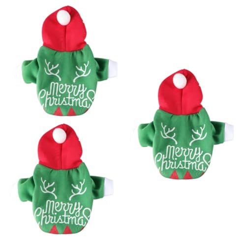 Housoutil 3st Haustier-Hoodie Süße Hundekleidung Hunde-Sweatshirt Aschenbecher Für Den Außenbereich Haustier-partykostü Weihnachtshemd Hunde-Outfit Kleider Herbst Und Winter Weihnachtstuch Housoutil 3st Haustier-Hoodie Süße Hundekleidung Hunde-Sweatshirt Aschenbecher Für Den Außenbereich Haustier-partykostü Weihnachtshemd Hunde-Outfit Kleider Herbst Und Winter Weihnachtstuch von Housoutil