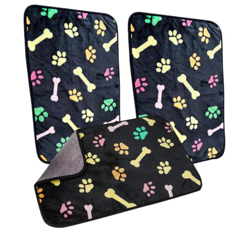 Housoutil Luxuriöse Haustierdecke 3er-Pack Warme Flanelldecke Für Hunde Und Katzen Bequemer Sofaüberwurf Housoutil Luxuriöse Haustierdecke 3er-Pack Warme Flanelldecke Für Hunde Und Katzen Bequemer Sofaüberwurf von Housoutil