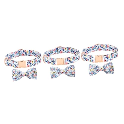 Housoutil 3-teiliges Luxus-hundehalsband Mit Schleife Modische Fliege Haustier-kostümzubehör Mehrfarbig Für Hundepartys Und Fotografie Housoutil 3-teiliges Luxus-hundehalsband Mit Schleife Modische Fliege Haustier-kostümzubehör Mehrfarbig Für Hundepartys Und Fotografie von Housoutil