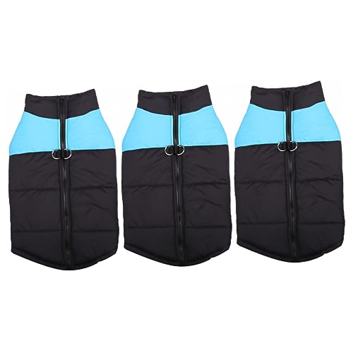 Housoutil 3-teiliger Warmer Mantel Für Hunde Welpenweste Jacke Baumwolle Stilvolle Und Bequeme Hundekleidung Für Kaltes Wetter Housoutil 3-teiliger Warmer Mantel Für Hunde Welpenweste Jacke Baumwolle Stilvolle Und Bequeme Hundekleidung Für Kaltes Wetter von Housoutil