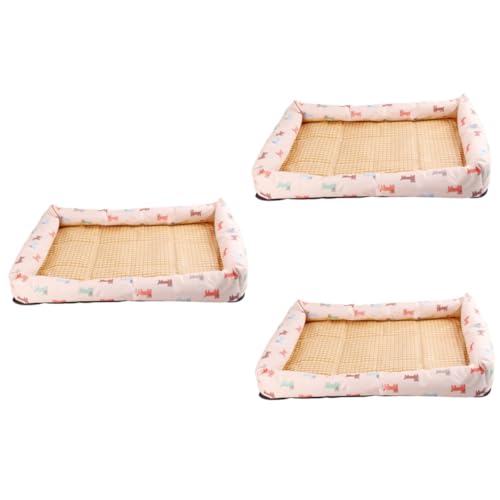 Housoutil 3 Stücke Cave Bett Haustier Kühlung Matte Gemütliche Pad Für Katzen Hunde Komfortable Bett Nest Housoutil 3 Stücke Cave Bett Haustier Kühlung Matte Gemütliche Pad Für Katzen Hunde Komfortable Bett Nest von Housoutil