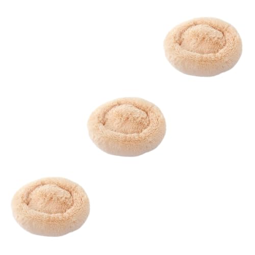 Housoutil 3 Stücke Haustier Bett Runde Donut Katze Hund Kissen Bett Luxuriöse Faux Maschine Waschbar Beige Housoutil 3 Stücke Haustier Bett Runde Donut Katze Hund Kissen Bett Luxuriöse Faux Maschine Waschbar Beige von Housoutil