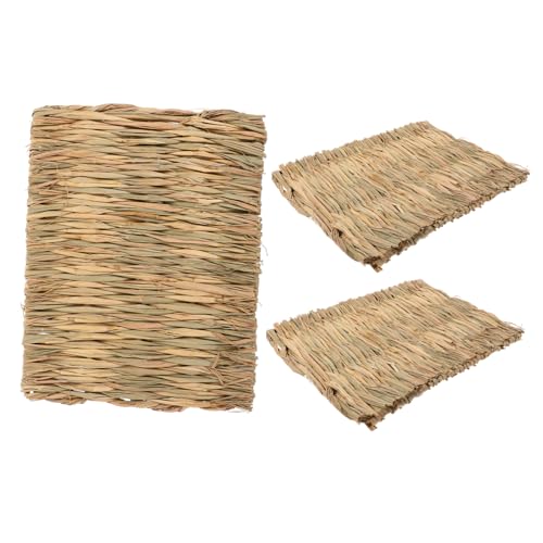 Housoutil 3st Kleine Tierkrugmatte Haustiermatte Aus Gras Hasengrasmatte Kaninchenkäfigpolster Kleintier-einstreumatte Kaninchengrasmatte Haustier-grasmatte Trockenes Stroh Kleine Weben Housoutil 3st Kleine Tierkrugmatte Haustiermatte Aus Gras Hasengrasmatte Kaninchenkäfigpolster Kleintier-einstreumatte Kaninchengrasmatte Haustier-grasmatte Trockenes Stroh Kleine Weben von Housoutil