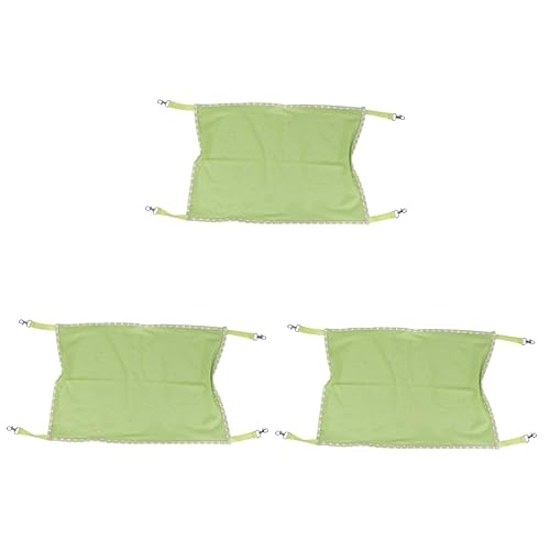 Housoutil 3 Stücke Haustier Schlaf Bett Hängen Hängematte Katze Bett Pad Atmungsaktive Mesh Zu Käfig Grün Housoutil 3 Stücke Haustier Schlaf Bett Hängen Hängematte Katze Bett Pad Atmungsaktive Mesh Zu Käfig Grün von Housoutil