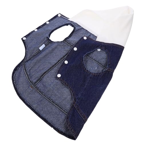 Housoutil 3st Jeanskleidung Für Haustiere -Jeans-Kleidung Welpen-Hoodie -Sweatshirt Welpen-Vintage-Kleidung Pyjama-Jeans -Shirt Große Hundekleidung Weiß Mit Hut Sommerkleid Housoutil 3st Jeanskleidung Für Haustiere -Jeans-Kleidung Welpen-Hoodie -Sweatshirt Welpen-Vintage-Kleidung Pyjama-Jeans -Shirt Große Hundekleidung Weiß Mit Hut Sommerkleid von Housoutil