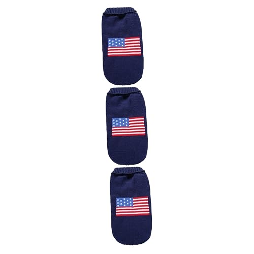 Housoutil 3-teiliges Haustier-Pullover-Set Mit Amerikanischer Flagge Modische Hundekleidung Für Weihnachten Und Besondere Anlässe Housoutil 3-teiliges Haustier-Pullover-Set Mit Amerikanischer Flagge Modische Hundekleidung Für Weihnachten Und Besondere Anlässe von Housoutil