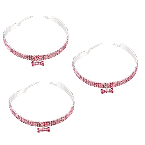 Housoutil 3 Stücke Haustier Für Hunde Hund Halskette Schlüssel Pet Supplies Strass Haustier Halsband Kristall Hund Halskette Housoutil 3 Stücke Haustier Für Hunde Hund Halskette Schlüssel Pet Supplies Strass Haustier Halsband Kristall Hund Halskette von Housoutil