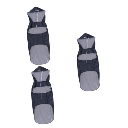Housoutil 3stücke Reflective Hooded Dog Raincoat Für Große Hunde wasserdichte Regenjacke Schwarz Atmungsaktives Material Verstellbar Mit Reflektierenden Streifen Für Mehr An Regnerischen Housoutil 3stücke Reflective Hooded Dog Raincoat Für Große Hunde wasserdichte Regenjacke Schwarz Atmungsaktives Material Verstellbar Mit Reflektierenden Streifen Für Mehr An Regnerischen von Housoutil