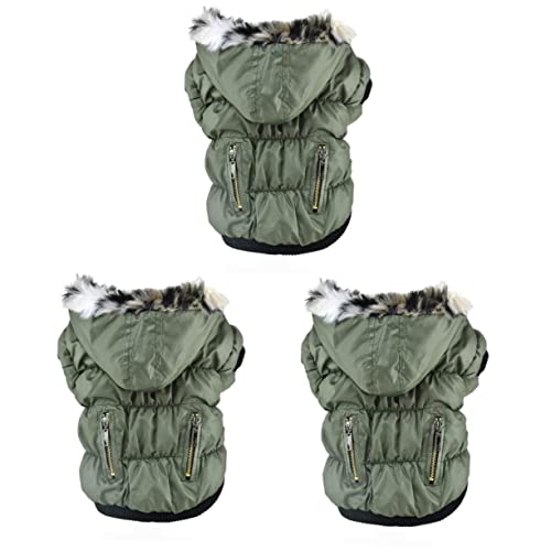 Housoutil 3 Stücke Haustier Hund Mantel Weichen Dicken Baumwolle Gefüttert Reißverschluss Pet Puppy Bekleidung Housoutil 3 Stücke Haustier Hund Mantel Weichen Dicken Baumwolle Gefüttert Reißverschluss Pet Puppy Bekleidung von Housoutil