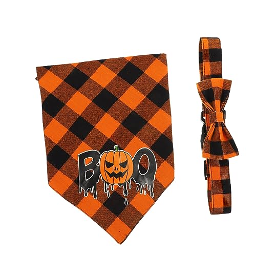 Housoutil 4 Sets Halsband Für Hunde Waschbares Hundehalstuch Halloween Welpenhalsband Dekoratives Hundezubehör von Housoutil