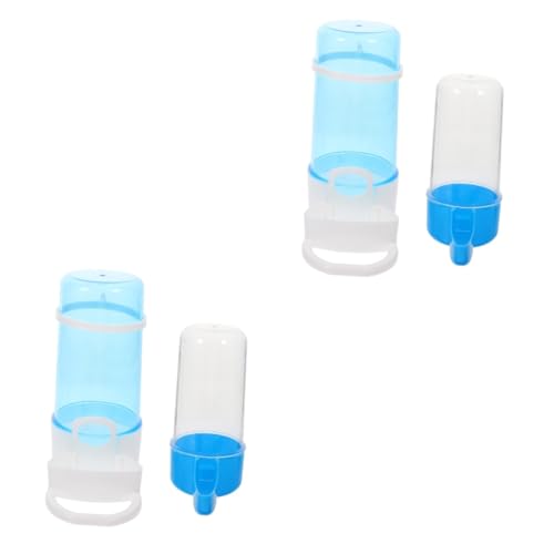 Housoutil 2sets Kunststoff Vogel Wasser Dispenser Flasche Automatische Huhn Wasser Feeder Geflügel Trinken Brunnen 2 Stücke * 2 von Housoutil