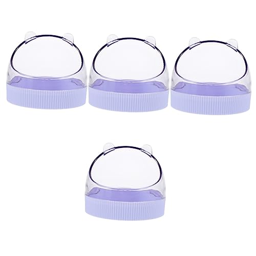 Housoutil 4 Stück Futternapf für Kleintiere Igel Essen Hamstersand Käfig Hamsterschale transparente Chinchillaschale Goldener Bär Zubehör Lieferungen Kleine Tiere Acryl Housoutil 4 Stück Futternapf für Kleintiere Igel Essen Hamstersand Käfig Hamsterschale transparente Chinchillaschale Goldener Bär Zubehör Lieferungen Kleine Tiere Acryl von Housoutil