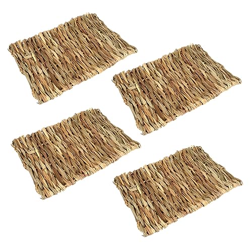 Housoutil 4 Stück Spielzeug für Haustiere Vogelgrasmatte Kaninchen Ruhematte Spielzeuge Hamster Nest für kleine Haustiere Netz Hase Strohmatte Wurf Bettwäsche Kaninchenkäfig Hölzern Housoutil 4 Stück Spielzeug für Haustiere Vogelgrasmatte Kaninchen Ruhematte Spielzeuge Hamster Nest für kleine Haustiere Netz Hase Strohmatte Wurf Bettwäsche Kaninchenkäfig Hölzern von Housoutil