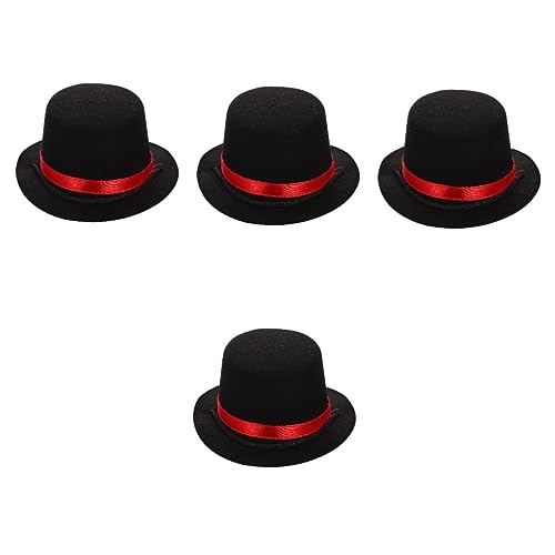 Housoutil 4 Stücke Hund Party Hut Foto Prop Hut Einstellbare Haustier Kostüm Hut Zarte Katze Hut Welpen Hut Bowler Hut Decor von Housoutil