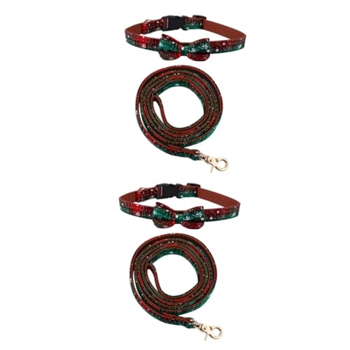 Housoutil 4 Stück Verstellbares Weihnachtshalsband Und Leine Für Hunde Haustier-Halskette Mit Stoffmaterial Weihnachtshalsband Für Stilvolle Haustiermode Housoutil 4 Stück Verstellbares Weihnachtshalsband Und Leine Für Hunde Haustier-Halskette Mit Stoffmaterial Weihnachtshalsband Für Stilvolle Haustiermode von Housoutil