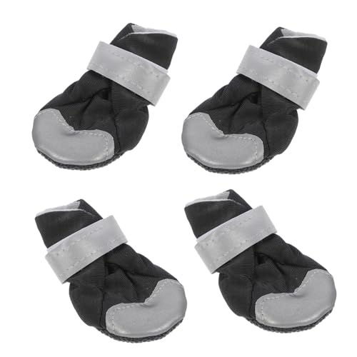 Housoutil 4 Stück Haustierschuhe Hundepfoten Decken Welpen- Verstellbare Pfote Für Haustiere Hundestiefel Für Kaltes Wetter Hundeschuhe Für Kleine Hunde Hündchen Bichon Housoutil 4 Stück Haustierschuhe Hundepfoten Decken Welpen- Verstellbare Pfote Für Haustiere Hundestiefel Für Kaltes Wetter Hundeschuhe Für Kleine Hunde Hündchen Bichon von Housoutil