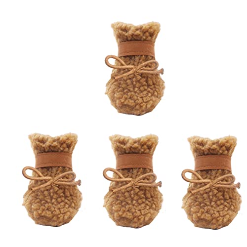 Housoutil 4 Hundeschuhe Schneestiefel Winterschuhe für Hunde Dog Shoes Hundepfote rutschfeste Haustierschuhe -Schuhe für Hunde Pfotenschutz für Hunde Housoutil 4 Hundeschuhe Schneestiefel Winterschuhe für Hunde Dog Shoes Hundepfote rutschfeste Haustierschuhe -Schuhe für Hunde Pfotenschutz für Hunde von Housoutil