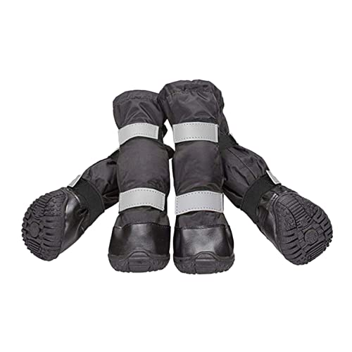 Housoutil Hundestiefel - 4er-Pack Anziehschuhe Für Hunde Für Pfoten Zum Wandern Und Tragen Housoutil Hundestiefel - 4er-Pack Anziehschuhe Für Hunde Für Pfoten Zum Wandern Und Tragen von Housoutil