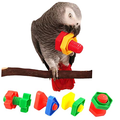 Housoutil 4 Stück Großes Vogelspielzeug Trainingsspielzeug Für Papageien Haustierspielzeug Papageienspielzeug Lernspielzeug Puzzle-Spielzeug Kauspielzeug Beissen Housoutil 4 Stück Großes Vogelspielzeug Trainingsspielzeug Für Papageien Haustierspielzeug Papageienspielzeug Lernspielzeug Puzzle-Spielzeug Kauspielzeug Beissen von Housoutil