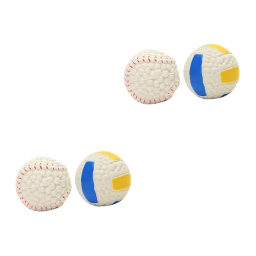 Housoutil 4 Stück Spielzeuge Kauspielzeug Für Hunde Haustier Pet-Ball Weiß Housoutil 4 Stück Spielzeuge Kauspielzeug Für Hunde Haustier Pet-Ball Weiß von Housoutil