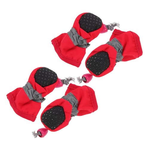 Housoutil Hosenträgerstiefel Für Hunde 4 Stück Haustier-Regenschuhe Nicht Leicht Housoutil Hosenträgerstiefel Für Hunde 4 Stück Haustier-Regenschuhe Nicht Leicht von Housoutil