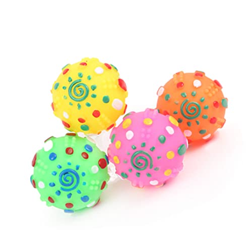 Housoutil 5St Kauball für Haustiere quietschende spielzeuge für welpen Kauball für Katzen Welpe Beißball Ballspielzeug für Pet-Ball-Spielzeug Hundeball Spielzeugball Housoutil 5St Kauball für Haustiere quietschende spielzeuge für welpen Kauball für Katzen Welpe Beißball Ballspielzeug für Pet-Ball-Spielzeug Hundeball Spielzeugball von Housoutil