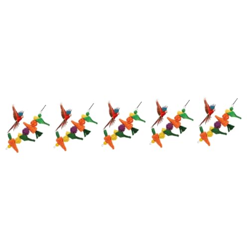 Housoutil 5stücke Vogelkauspielzeug Karotte Aus Naturmaterialien Hängendes Spielzeug Für Sittiche Papageien Und Nager Robustes Essbares Kauspielzeug Mit Glocken Für Stundenlangen Spaß Housoutil 5stücke Vogelkauspielzeug Karotte Aus Naturmaterialien Hängendes Spielzeug Für Sittiche Papageien Und Nager Robustes Essbares Kauspielzeug Mit Glocken Für Stundenlangen Spaß von Housoutil
