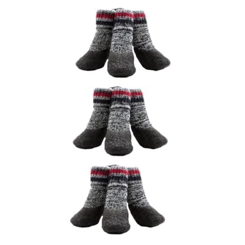Housoutil 6 Paare Hundesocken Für Katzen Welpenschuhe Für Kleine -rutsch- Für Haustiere rutschfeste Stiefeletten Für Hundegriffsocken Klein Verdicken Pfote Housoutil 6 Paare Hundesocken Für Katzen Welpenschuhe Für Kleine -rutsch- Für Haustiere rutschfeste Stiefeletten Für Hundegriffsocken Klein Verdicken Pfote von Housoutil