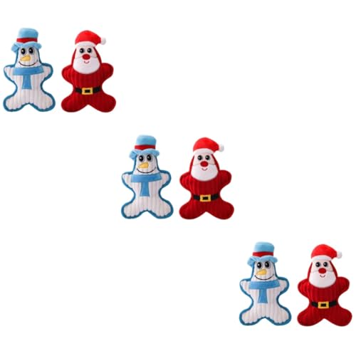 Housoutil 6 STK Weihnachtliches Hundebissspielzeug Urlaub Hundespielzeug Krippenspielzeug Hängen Spielzeug Für Kleinkinder Interaktives Weihnachtsspielzeug Für Hunde Plüsch Echolot Niedlich Housoutil 6 STK Weihnachtliches Hundebissspielzeug Urlaub Hundespielzeug Krippenspielzeug Hängen Spielzeug Für Kleinkinder Interaktives Weihnachtsspielzeug Für Hunde Plüsch Echolot Niedlich von Housoutil