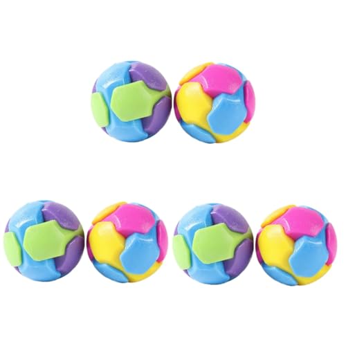 Housoutil 6 STK Backenzaun-Ball für Haustiere Hunde spielsachen für große Hunde kauspielzeug welpe Spielzeuge interaktive Gummibälle Haustier Hundespielzeug Golden Retriever Hundeball psm von Housoutil