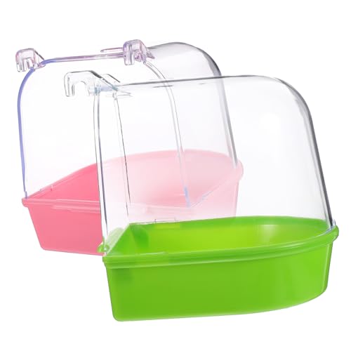 Housoutil 6 STK Vogel Badewanne Papagei Badewannen Zubehör für Vogelkäfige Hamster zubehör Haustier kreatives badebecken Vogelbadeboxen der Vogel Fenster Xuanfeng Vögel Housoutil 6 STK Vogel Badewanne Papagei Badewannen Zubehör für Vogelkäfige Hamster zubehör Haustier kreatives badebecken Vogelbadeboxen der Vogel Fenster Xuanfeng Vögel von Housoutil
