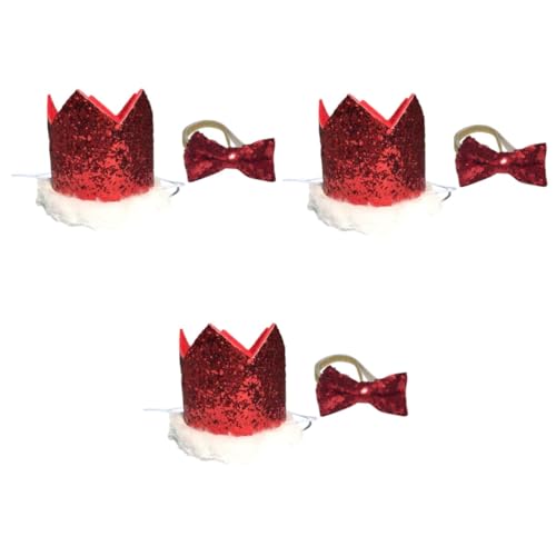 Housoutil 6 STK Weihnachtskopfbedeckung für Haustiere weihnachtliche hundekopfbedeckung Weihnachtskrawatten Haustier-Weihnachtsmütze Haustier-Party-Krawatte Weihnachten binden Kleidung rot Housoutil 6 STK Weihnachtskopfbedeckung für Haustiere weihnachtliche hundekopfbedeckung Weihnachtskrawatten Haustier-Weihnachtsmütze Haustier-Party-Krawatte Weihnachten binden Kleidung rot von Housoutil
