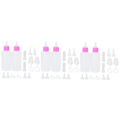 Housoutil 6 Sätze Haustier-Futterflaschen-Set kleine Stillflaschen Babymilchflasche tierfutter pet Supplies Flaschen zum Füttern von Hunden Plastikmilchflasche aus Silikon der Hund Suite Housoutil 6 Sätze Haustier-Futterflaschen-Set kleine Stillflaschen Babymilchflasche tierfutter pet Supplies Flaschen zum Füttern von Hunden Plastikmilchflasche aus Silikon der Hund Suite von Housoutil