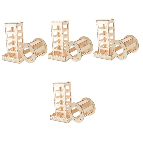 Housoutil 8 STK Hasengrasständer Heuspender Aus Holz Kaninchen Krippe Aus Holz Kaninchenfutterhäuschen Aus Holz Kleintiere, Die Heumanager Füttern Hölzern Chinchilla-Essen Kleines Haustier Housoutil 8 STK Hasengrasständer Heuspender Aus Holz Kaninchen Krippe Aus Holz Kaninchenfutterhäuschen Aus Holz Kleintiere, Die Heumanager Füttern Hölzern Chinchilla-Essen Kleines Haustier von Housoutil