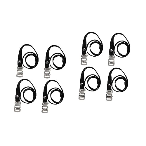 Housoutil Pedal Clips Und Riemen Pedalschnallen 8 STK Heimtrainer Fahrrad Erwachsener Pedale Band Fahrradständer Fitness Mitgenommen Housoutil Pedal Clips Und Riemen Pedalschnallen 8 STK Heimtrainer Fahrrad Erwachsener Pedale Band Fahrradständer Fitness Mitgenommen von Housoutil