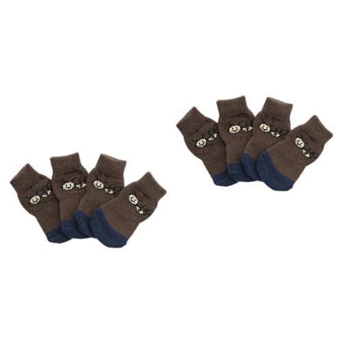 Housoutil 8 STK Socken mit Haustiergriff Tierpfotenschutzsocken Hundesocken Stricken sockenschuhe Welpe Haustiersocken Baumwollsocken für Haustiere Pudel Hündchen Lieferungen Haustier socken Housoutil 8 STK Socken mit Haustiergriff Tierpfotenschutzsocken Hundesocken Stricken sockenschuhe Welpe Haustiersocken Baumwollsocken für Haustiere Pudel Hündchen Lieferungen Haustier socken von Housoutil