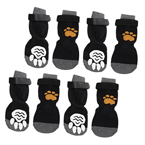 Housoutil 8st Haustier Hund Socken Waschbare Hundesocken Socken Mit Katzenpfoten Stricksocke Für Haustiere Kleine Hundesocken Gestrickter Hundepfotenschutz Socken Für Hunde Tragbar Baumwolle von Housoutil