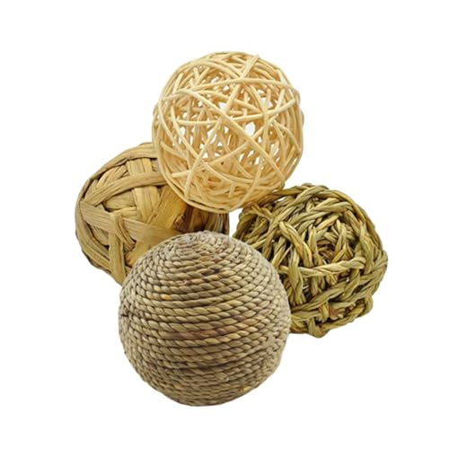 Housoutil 8 Stücke Haustier Stroh Rattan Gewebt Spielzeug Für Hunde Papagei Beißen Haustier Attraktive Spielzeug Sicher Spaß Housoutil 8 Stücke Haustier Stroh Rattan Gewebt Spielzeug Für Hunde Papagei Beißen Haustier Attraktive Spielzeug Sicher Spaß von Housoutil